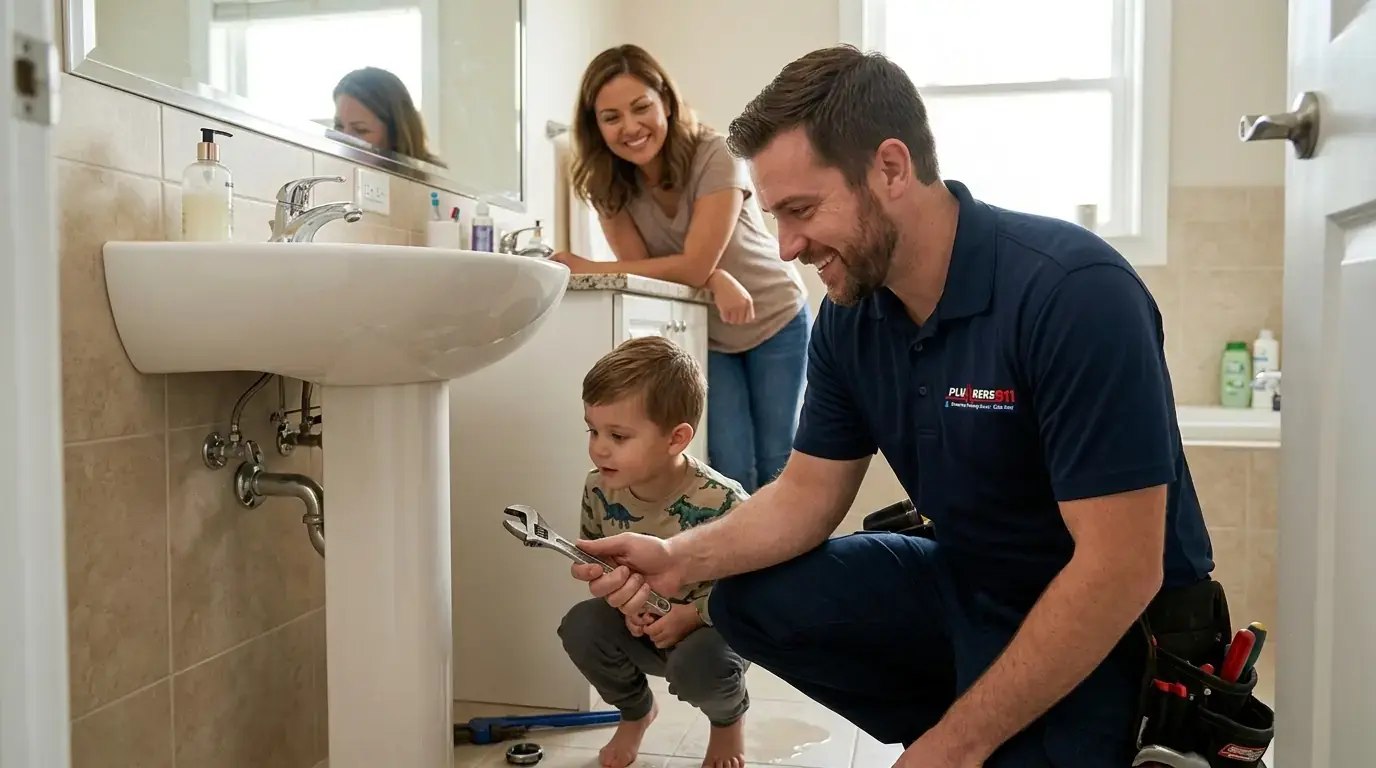 Licensed plumber at work in Big Rock, IL
